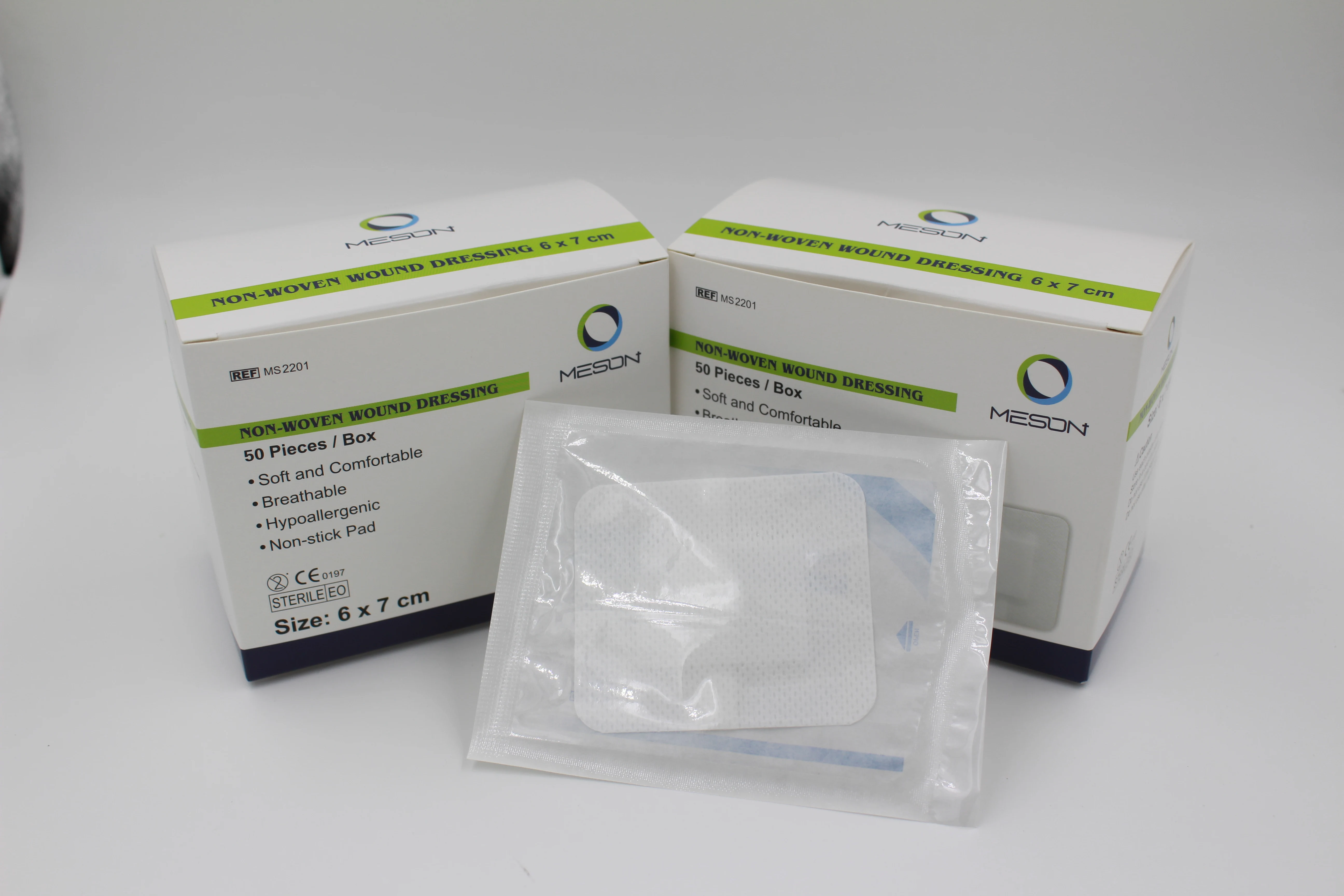 soft innovative wound care sterile adhesive meidical consumables non woven wound dressing factory supplier