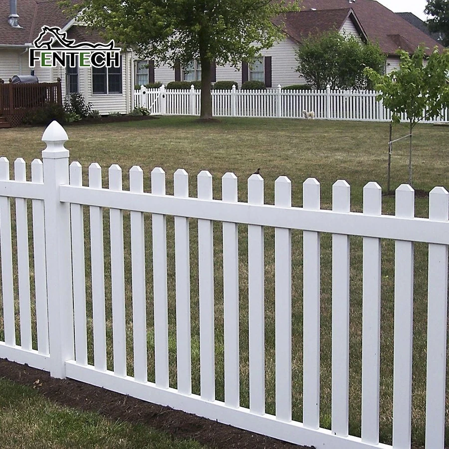 Traditional White Cheap Vinyl/Pvc/Plastic Picket Fence Gate