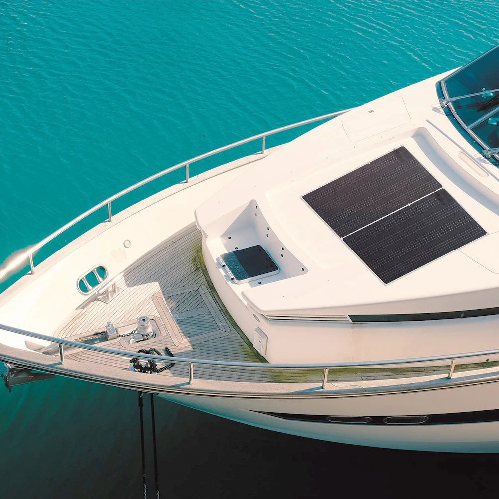 Solarparts Customized Semi-flexible Solar Panels Portable Solar Generator for Marine Boat/ RV