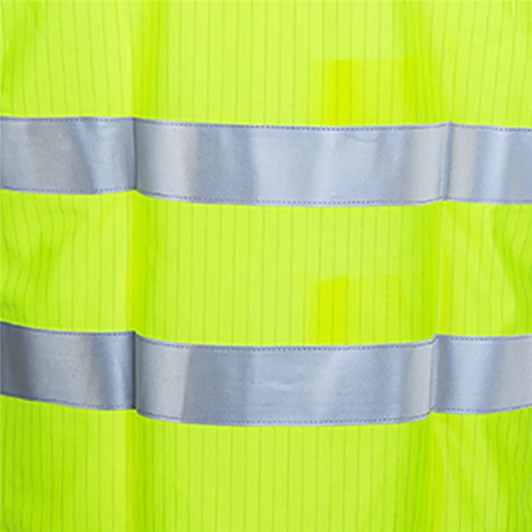 Customization Keep Warm Fire Retardant Vest High Visibility Anti Static Flashing Safety Vest