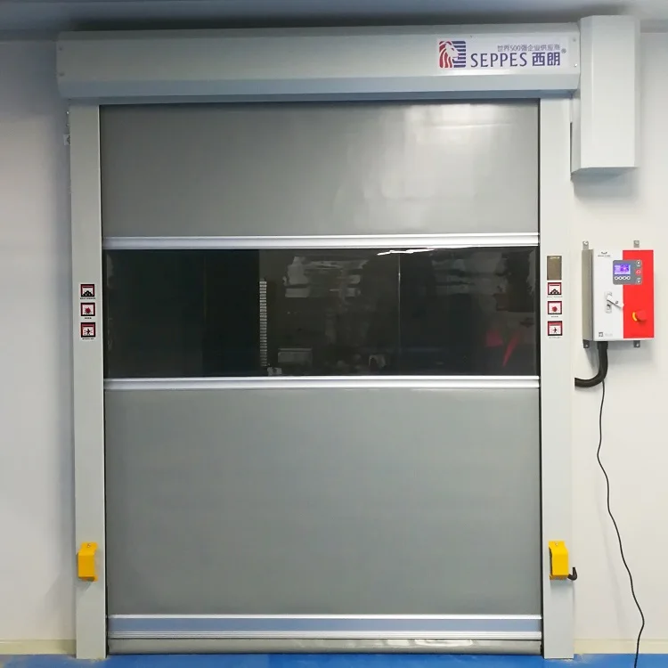 Strong wind resistance high quality fast door design industrial dustproof automatic fast rolling door safety high speed door