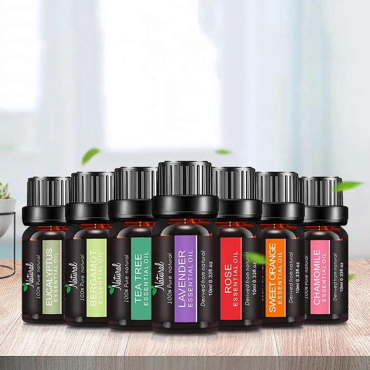 Зеленый чай, лимон, роза, эвкалипт, сладкий апельсин, бергамот, ромашка, натуральный чистый аромат, эфирное масло для каменного диффузора, увлажнитель