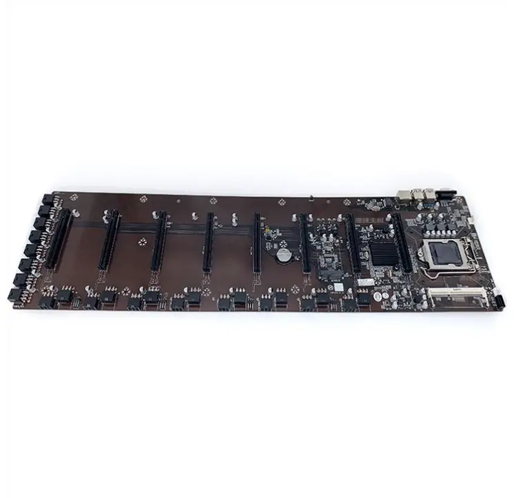 B75 Expert Main board 8 gpu 8 pcie rig with 1155 CPU Motherboard Mother Board 65mm space
