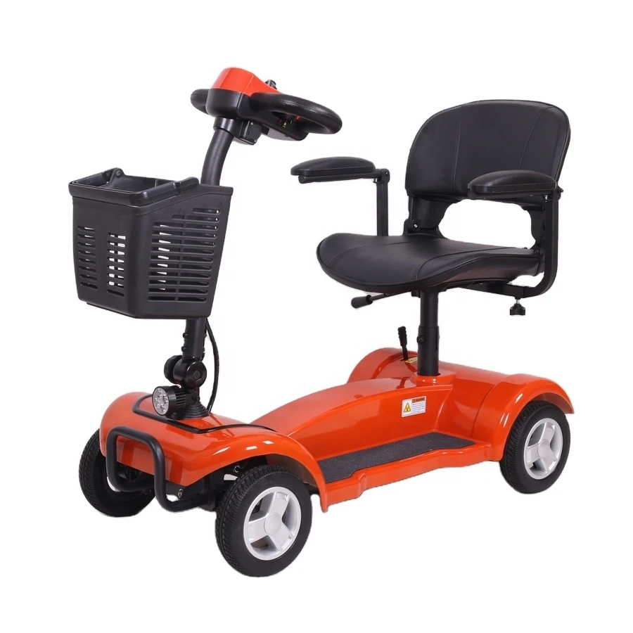 Red ,blue ,light Grey,black Foldable Senior 4 Wheel Scooter Electric Mobility