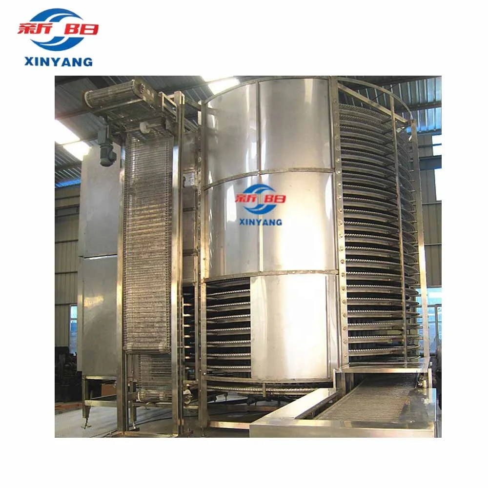 2019 Hot sale IQF single double spiral Freezer for shrimp with CE certificate