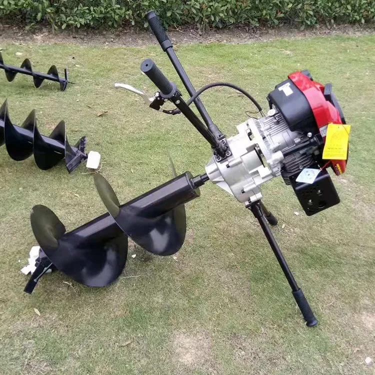 Cheap China Factory Price One Man Earth Auger Machine 600mm Diameter Manual Post Hole Soil Mini Digger for