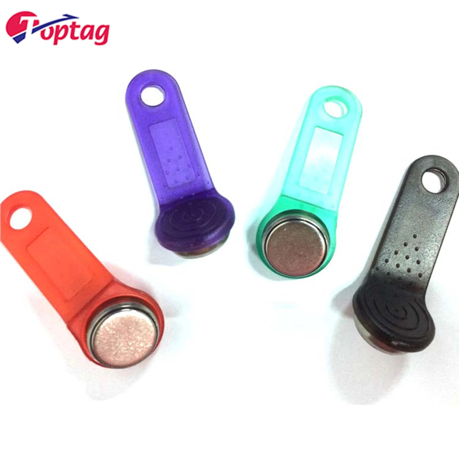 Wholesale Colorful TM1990/RW1990/TM01 RFID TM Card iButton with Plastic Holder