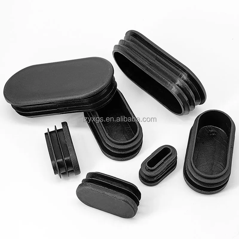 Oval Tube Plug Denier Shaped Plastic Tube Plug Furniture Table and Chair Anti-slip Wear-resistant Inner Plug