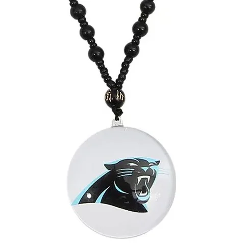 Wholesale NFL 32 teams New England Patriots Buccaneers necklaces glass pendant bead chain sweater chain