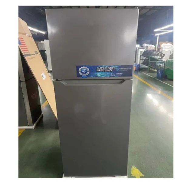 Home Kitchen Compressor r134a Refrigerators Freezers with 2 Doors Double Freezers