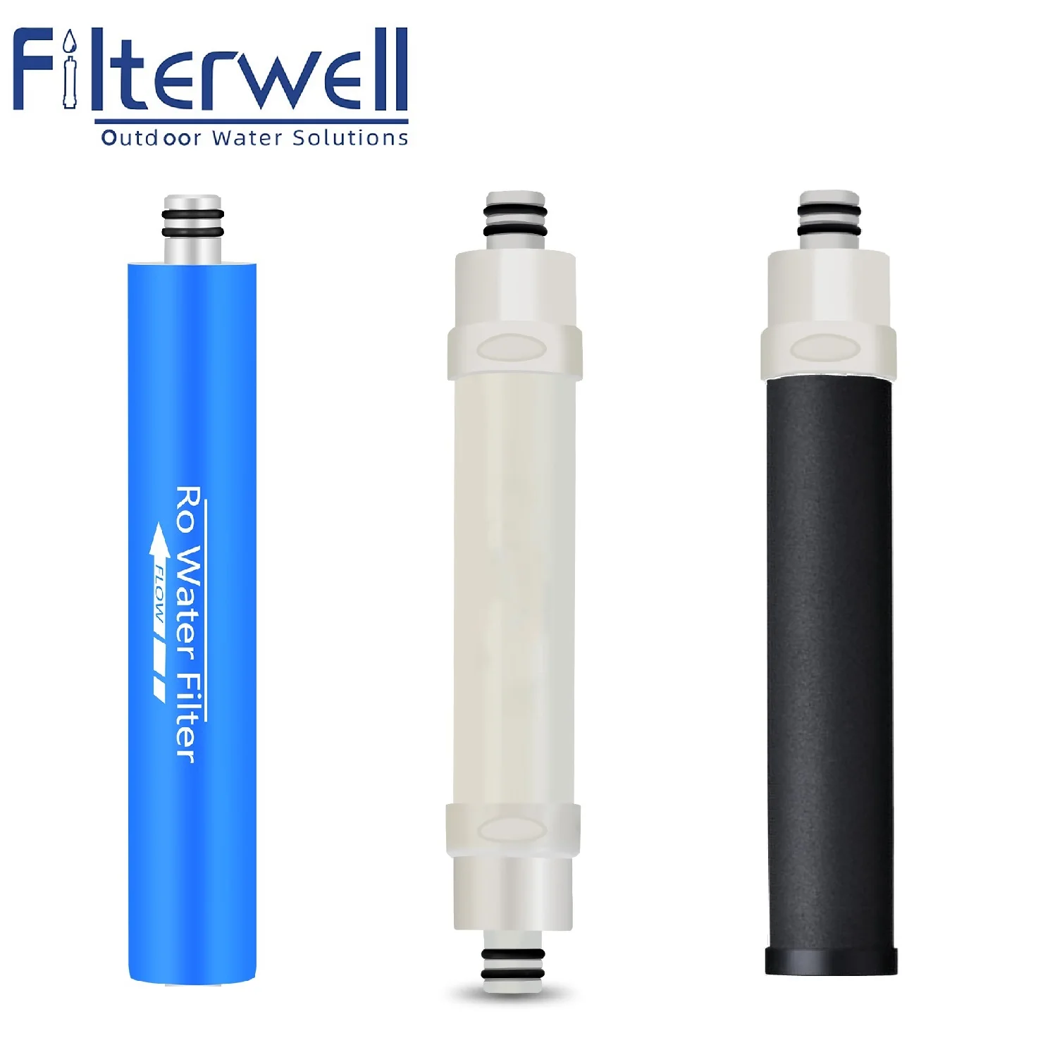 Портативный уличный фильтр для воды Filterwell 0 0001 микрон очиститель оборудование пешего туризма снаряжение выживания