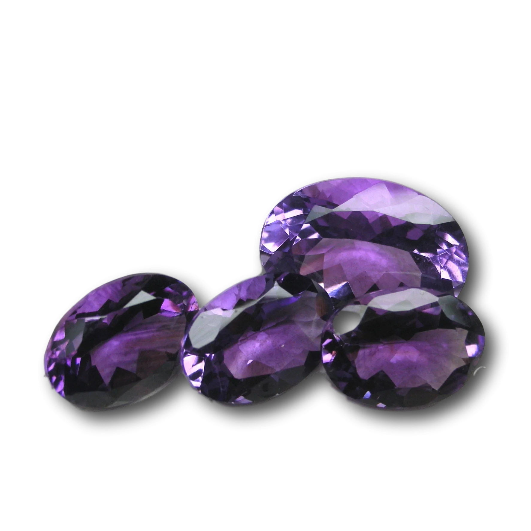 Темный Бразильский Аметист Овальной Огранки