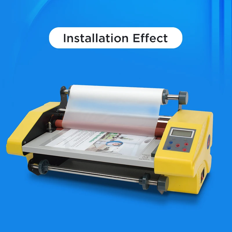 YIDU Company Vietnam Manufacturer 3mil PET PE EVA Clear Glossy Hot Thermal Laminating Roll Plastic   Film for A3 A4 Size Paper