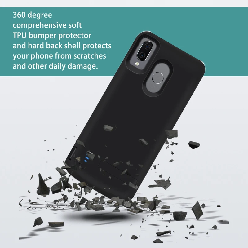 
Universal extended battery case 5000mAh universal wireless charger power bank For Xiaomi Mix3 phone cases 