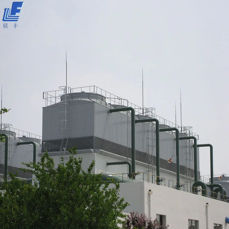 Square Counter Flow  Multifan Super Low Noise Fan Cool Water Towers For Farming