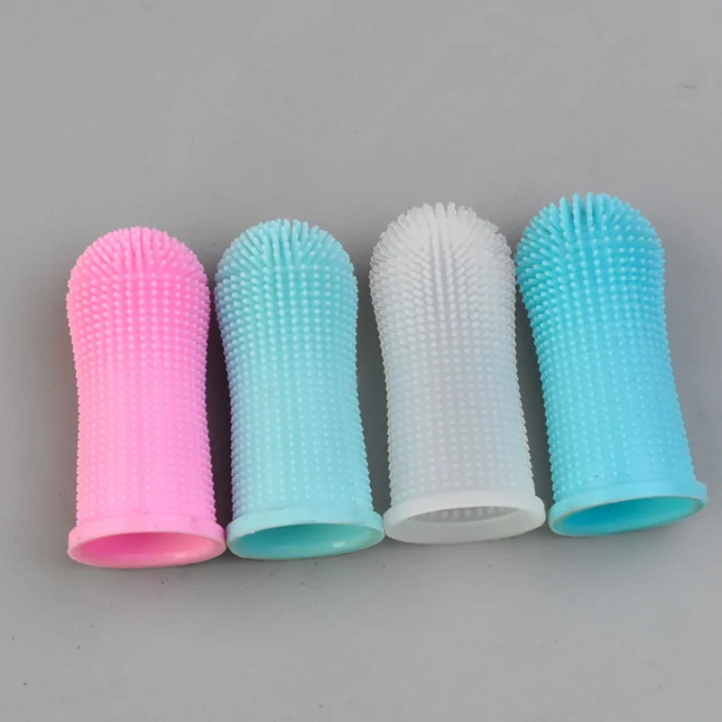 Professional Pet Toothbrush Set for Effective Dog Teeth Cleaning Finger Brush Included
