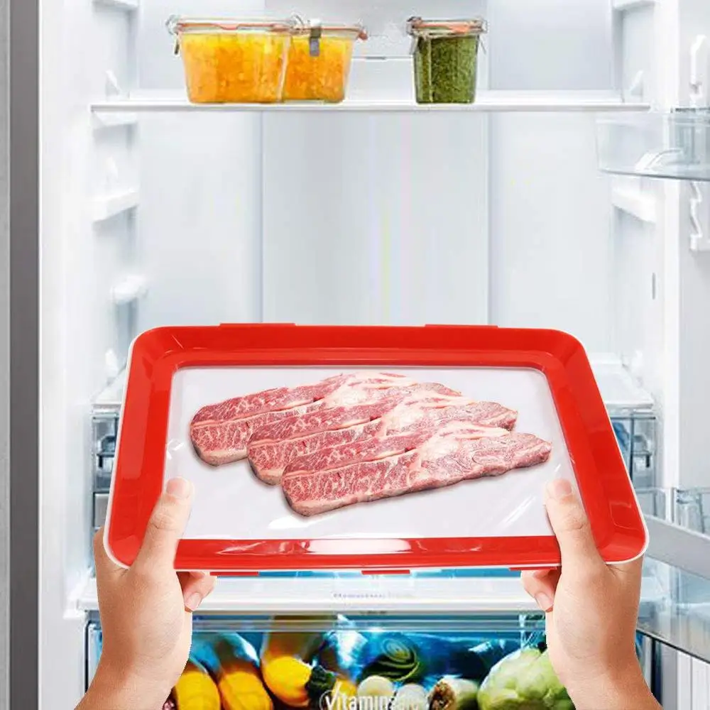 Food Tray Plastic Preservation Tray Kitchen Tools Healthy Seal Storage Container Creative Food Preservation Tray Ningbo