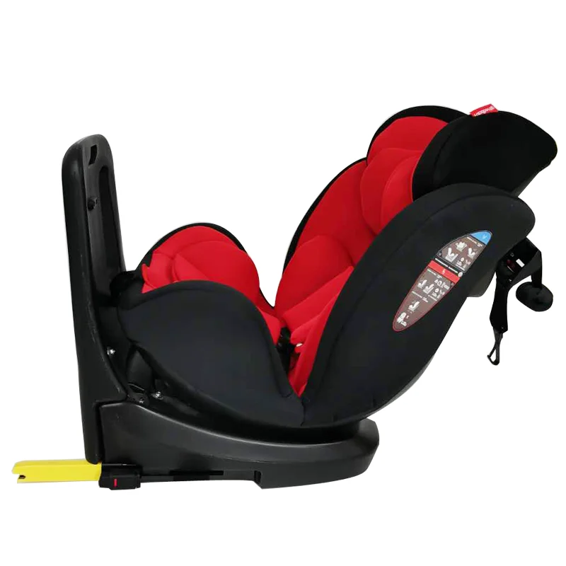 ISOFIX kids car seat chair for safety with beautiful red color ECE approved