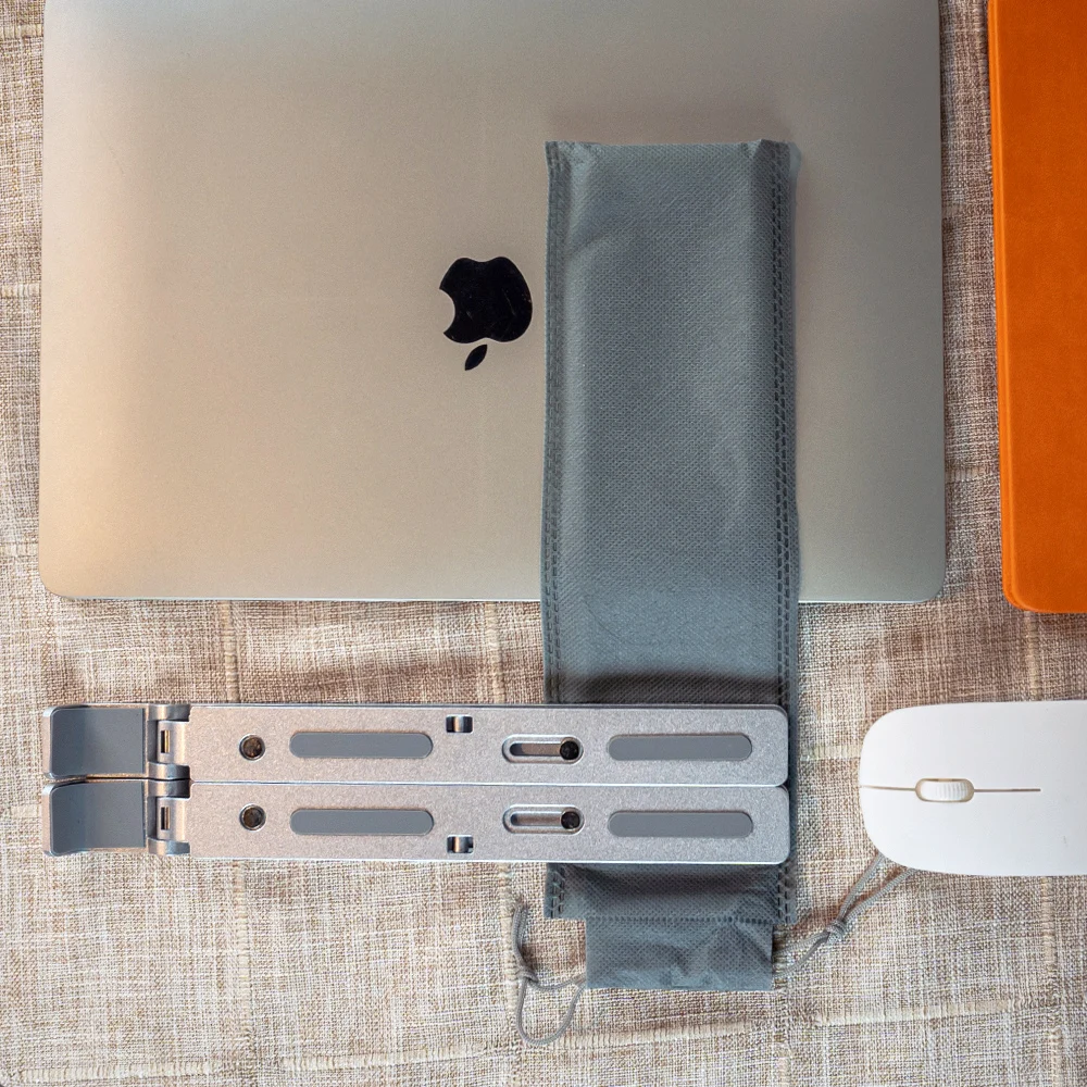 Charmount wholesale Portable Computer Desks Foldable Aluminum Laptop Stand Adjustable Laptop Desk