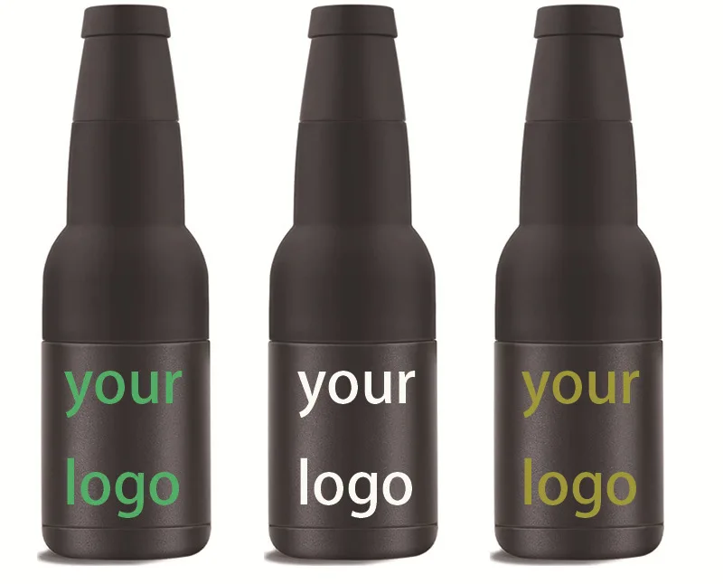 Yeway Custom Logo 3 in 1 Can Cooler Double Wall Vacuum Insulated Can Cooler Insulator Stainless Steel Beer Can  tumblers holdler