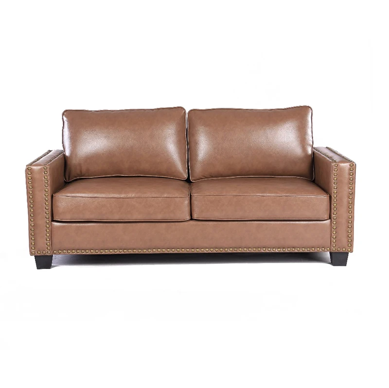 Полностью закрытый диван KD с мягкой обивкой, кожаный диван, диван 3-Steater, диван со съемной спинкой и подушкой для сиденья