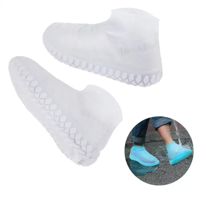 Outdoor Shoe Protectors Reusable Rain Boots Silicone Waterproof Shoe Covers For Cycling,Outdoor,Camping,Fishing,Garden