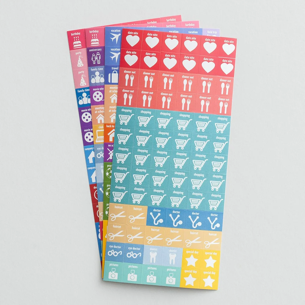 Custom Paper Planner Stickers For Journal Agenda Diary Notebooks