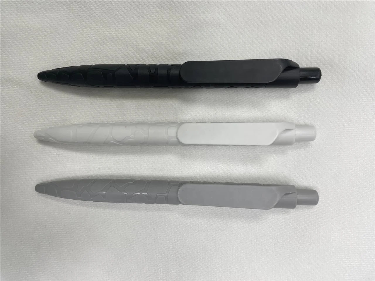 Wholesale Custom Recycled Pen Eco Friendly Wheat Straw Pen With Stone grain Design