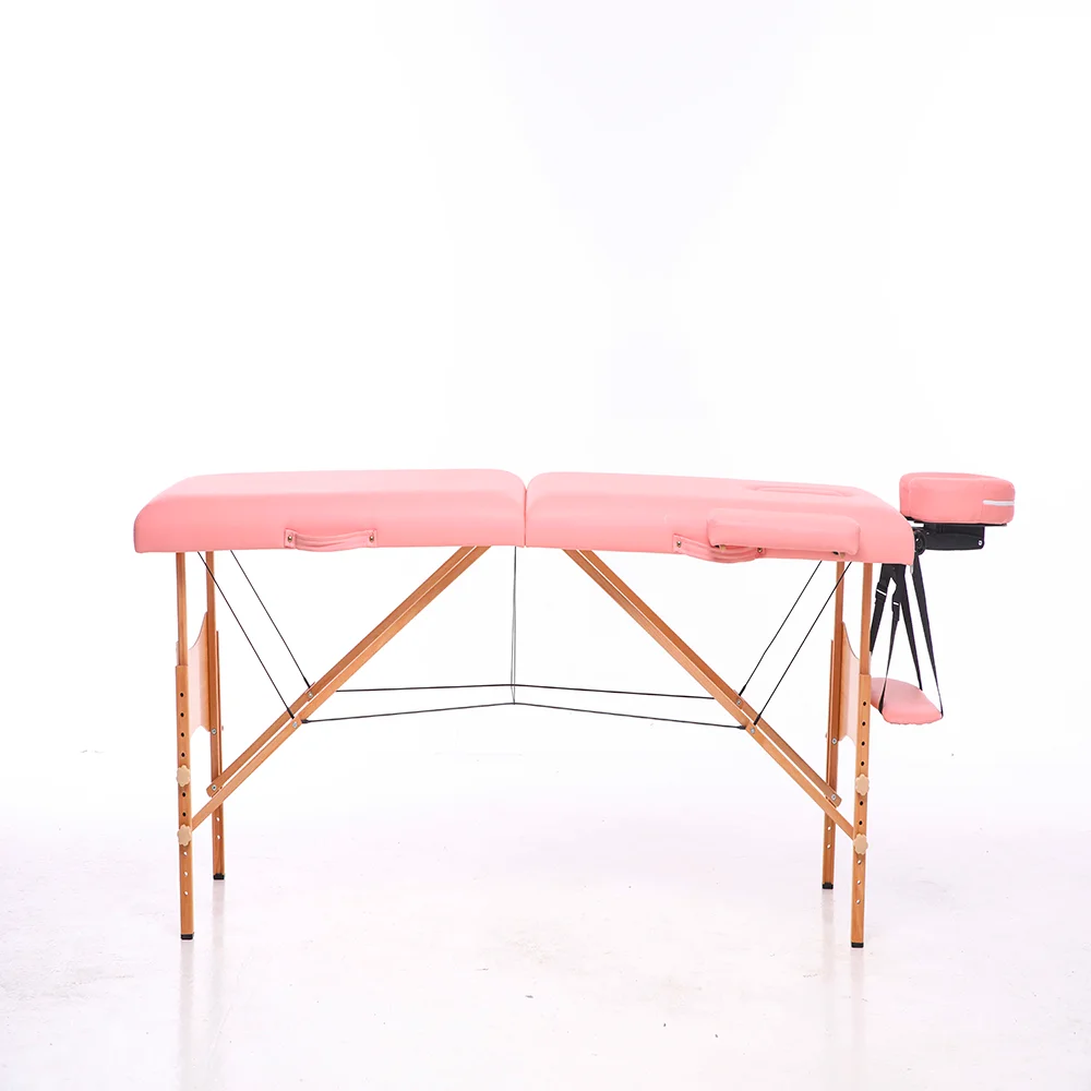 Factory Wholesale Cheap Portable Massage Table Foldable Wooden Thai Massage Table Beds For Full Body Massage