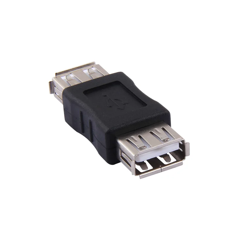 Vnew top selling Nickel Plated USB A female to A female adaptor Connector for LAPTOP