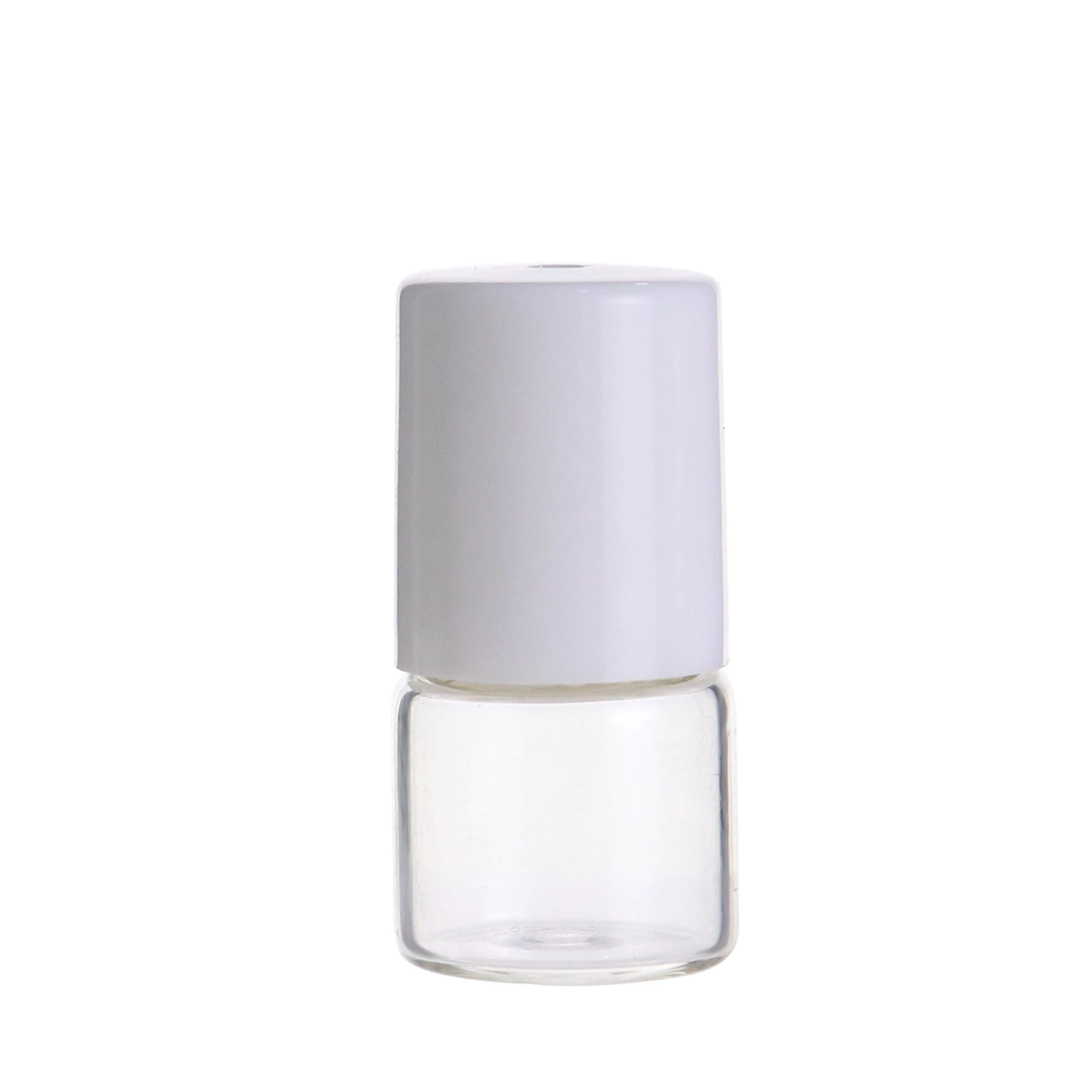 Low MOQ oil perfume glass roll on bottles refillable roller ball essential oil sample bottle