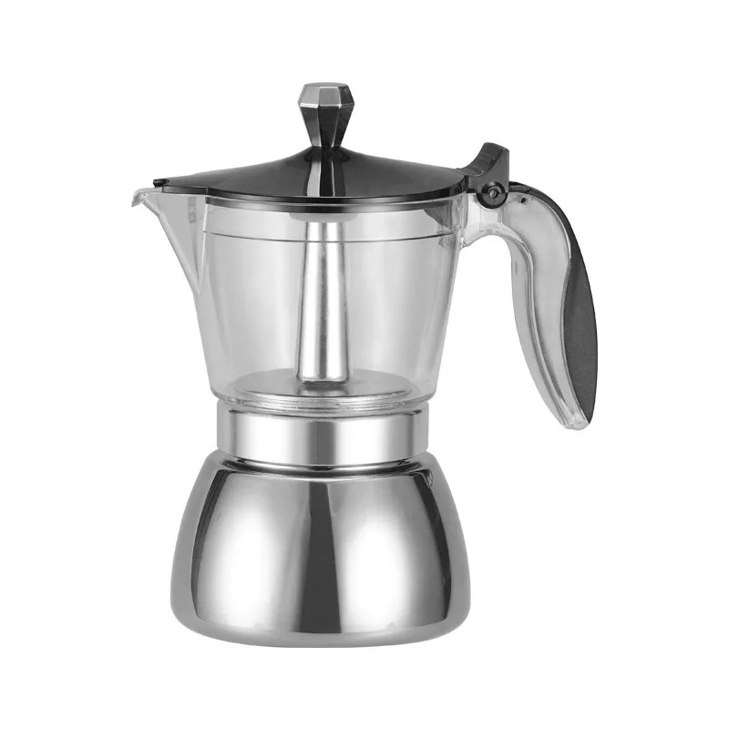 Stove top 2 in 1 coffee maker Italian Moka pot espresso greca coffee maker brewer percolator ground coffee moka pot