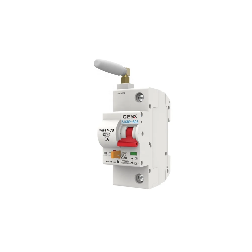 GEYA ZJSB9-80Z 1P10A-125A 220V на основе IOT Wi-Fi автоматический выключатель MCB умный дом