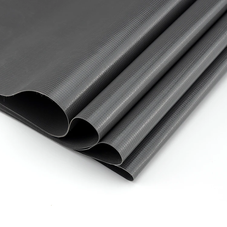 Black waterproof polyvinyl chloride waterproof cloth 350gsm-900gsm dust cover for mechanical equipment construction