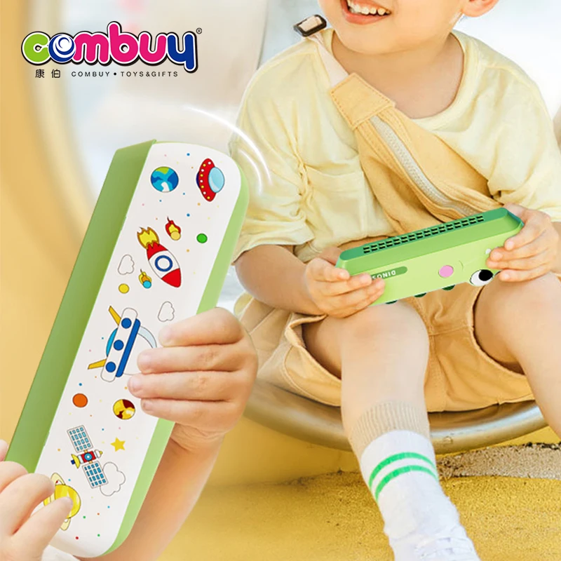 16 hole children musical instrument cartoon plastic toy harmonica