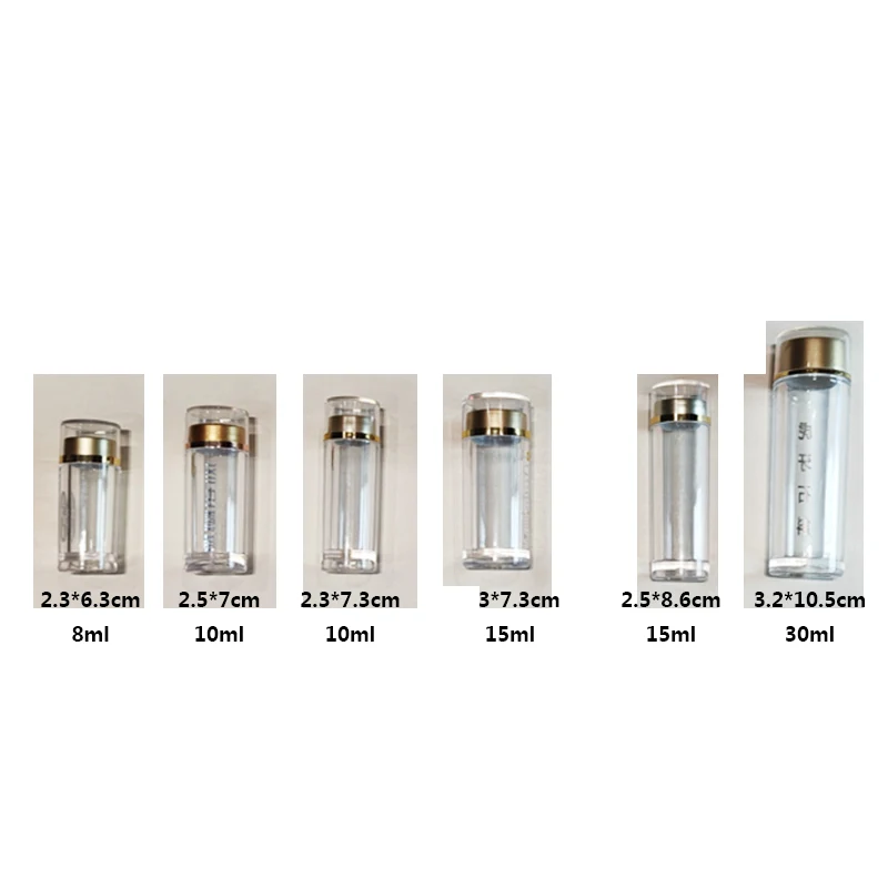 15ml extract powder bottle saffron package bottle small plastic bottle