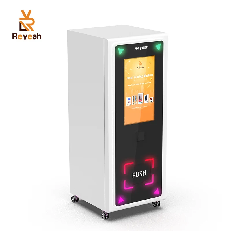 Умные торговые автоматы Reyeah для продажи 32-дюймовый сенсорный экран комбо-дистрибьютор автоматический торговый автомат