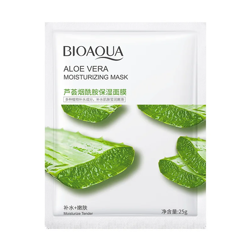  Лицевая маска для лица BIOAQUA mascarillas частная торговая марка натуральные растения фрукты косметическая уход за кожей увлажняющая шелковая