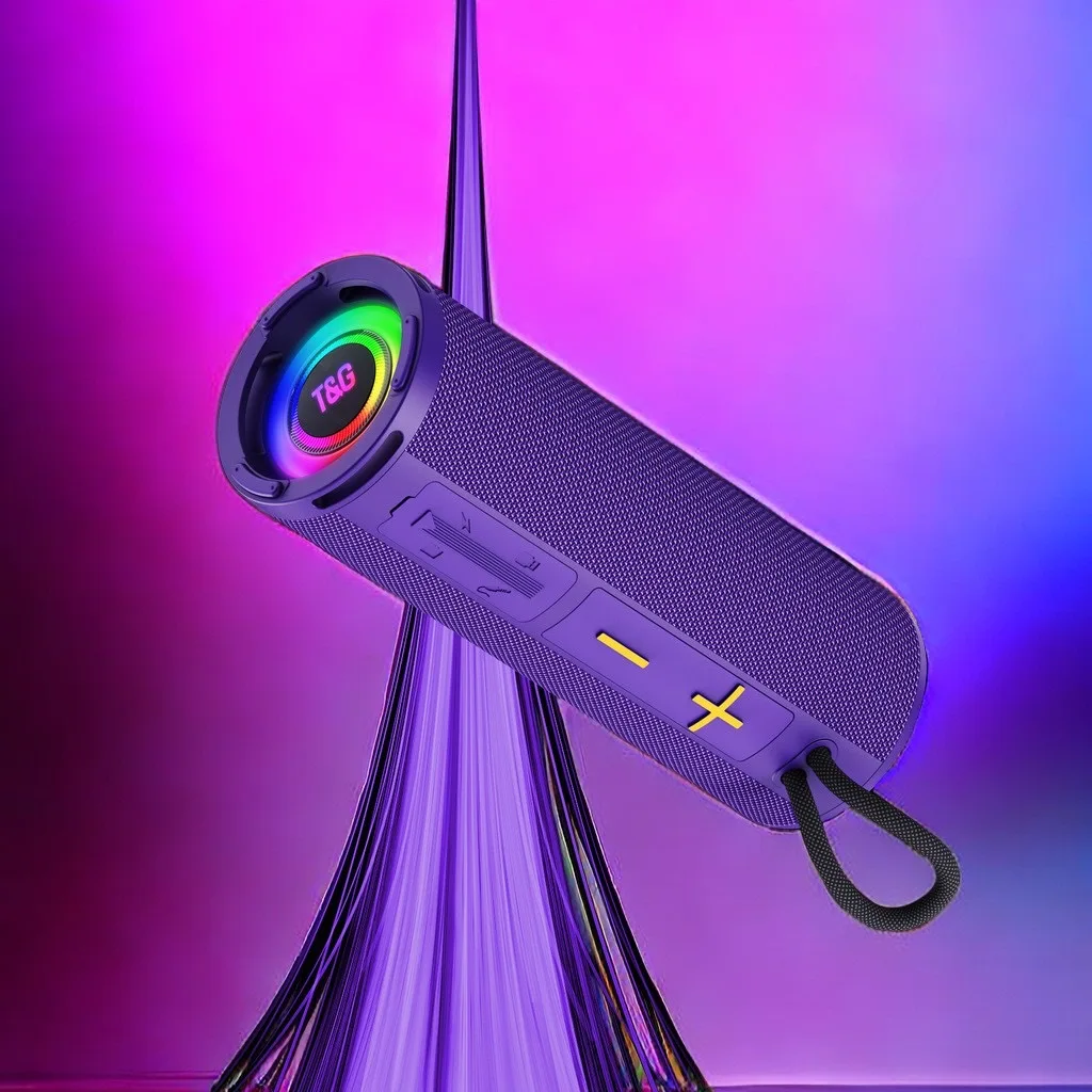 TG421 speakers audio system sound powerbank rechargeable 12w subwoofer wireless speaker led wireless speaker