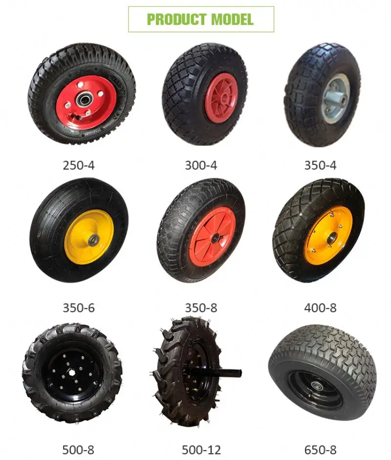 OEM/ODM Wholesale Pneumatic Wheelbarrow Wheels Pneumatic Wheel Barrow Wheel