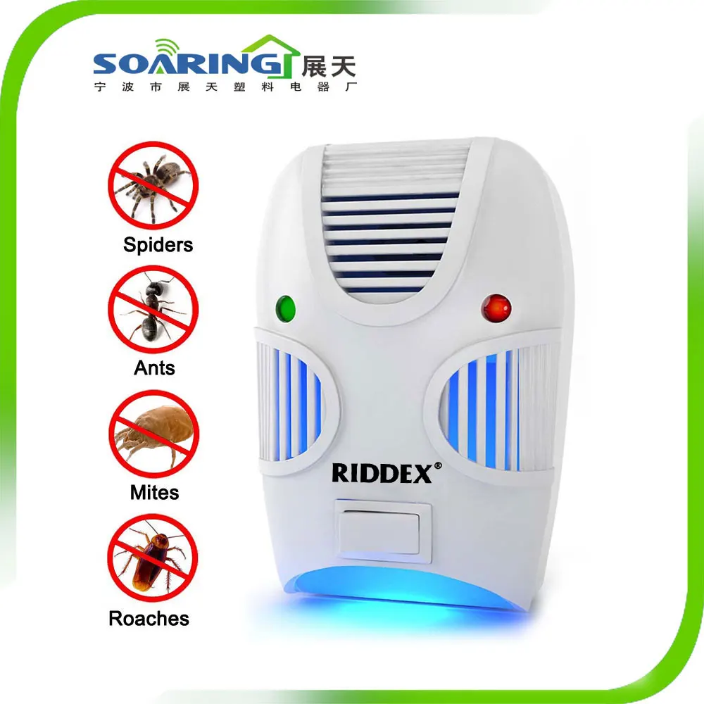 powerful to repel rodents, spiders and other bugs with advanced sonic and electromagnetic technology pest repeller