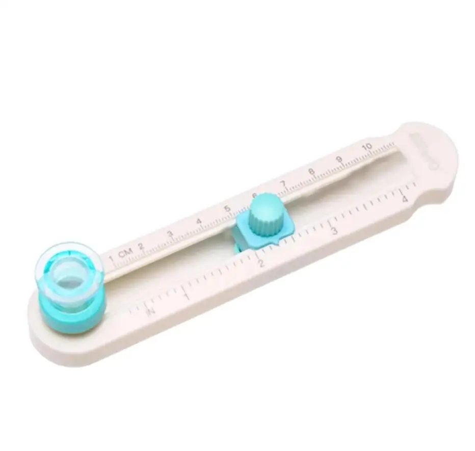 Plastic 2-20cm Circle Paper Cutter Multifunctional Craft Cutting Tools Paper Scrapbooking Cards Cutters For Home Study Offices