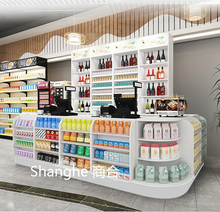 Reception desk Cashier counter Checkout counter for shops and stores and supermarkets