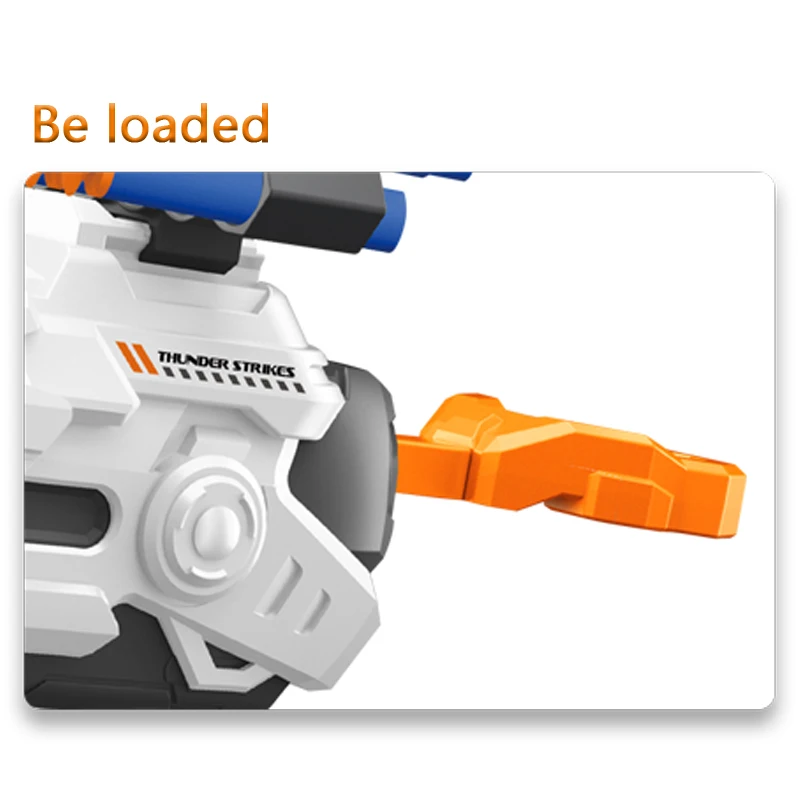 QS Factory Kids Outdoor Shooting Game Safe Air Foam Darts Blaster 4 Continuous Soft Bullet Gun Toys With 20 Pcs EVA Bullets