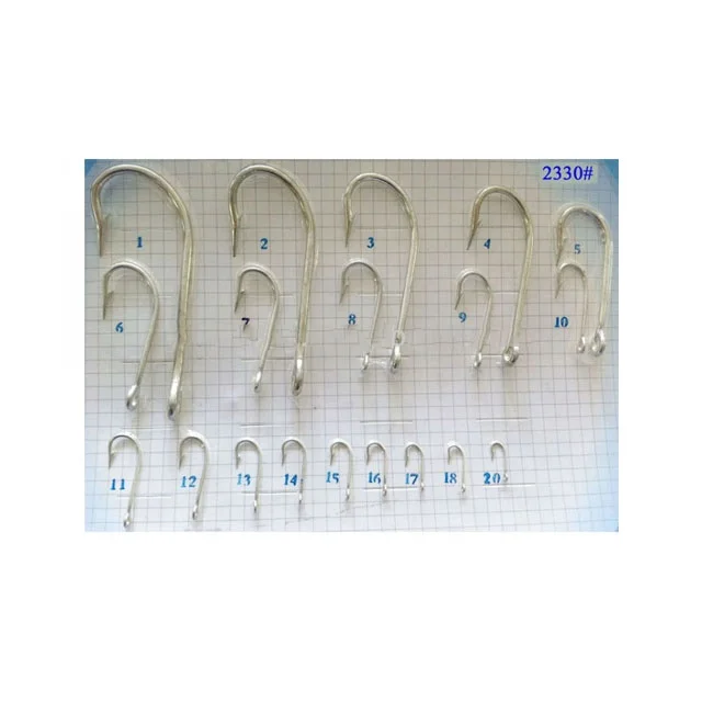 Лидер продаж коррозионно-стойкий крючок с бородкой 2330 Kirby в соленой воде