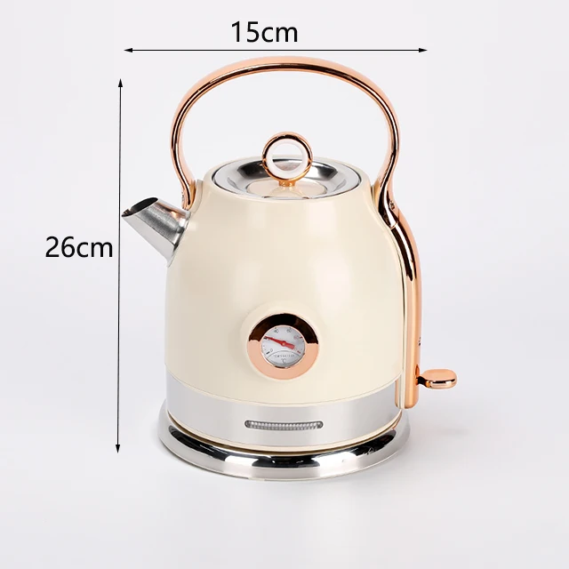 1.7L Electric kettle stainless steel 2200w fast heating hot water boiler auto shut-off kettle