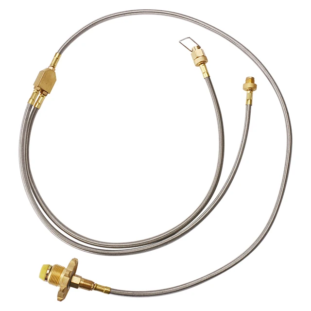 ORANGEGAZ camping  gas stove 2 burner gas connector  pipe gas connector hose