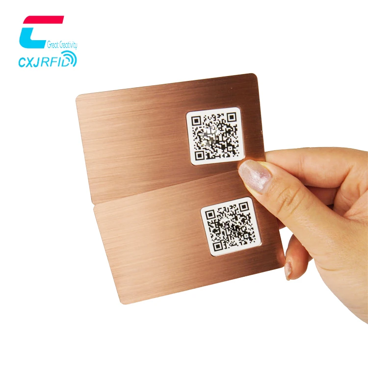 Роскошный Пользовательский логотип металлическая визитная карточка NFC карты матовое золото/розовое золото/серебро nfc