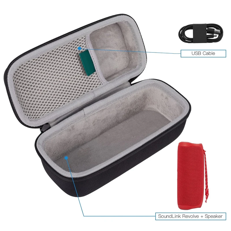 Жесткий Дорожный Чехол подходит для JBL Flip 4/5/6 защитить ваш Флип 5/6 динамик с нашим жестким дорожным чехлом-идеальный Сменный