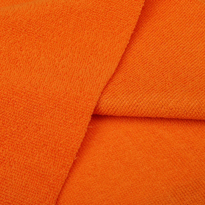 The Manufacturer Supplies Colored Striped Knitted Quick Drying Polyester Towel Cloth